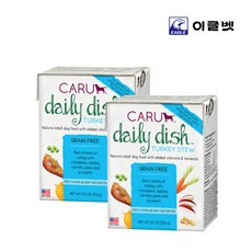카루 데일리 디쉬 칠면조 스튜 354g 1팩 2개_애견사료, 2팩