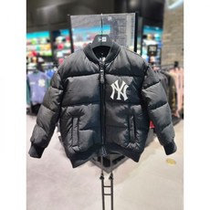 [뉴에라]키즈 MLB 뉴욕양키스 베이직 푸퍼 패딩점퍼 블랙 (13371339)(2708179)
