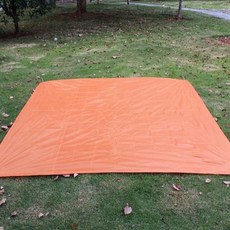 방수포 Airbed 방수 야외 피크닉 캠핑 베이 플레이 매트 텐트 담요, 주황색, 210cm x 200cm