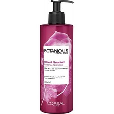 로레알 파리 식물신선한 케어 제라늄 래디언스 구제 샴푸 400ml (포장은 다를 수 있습니다), 1