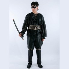 파티 검정가면 복장 프레의상 기념일이벤트 조로 할로윈옷 할로윈코스튬 !Lzus