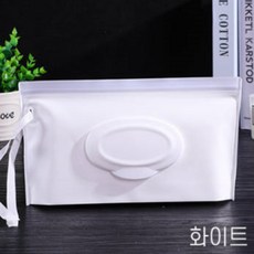 르벤냐 eva 지퍼백 방수 티슈 물티슈파우치, 지퍼화이트, 1개