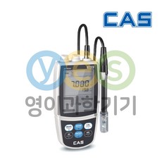 카스 pH meter PM-2 휴대용 산성 염기성 수질 온도 측정 실험 연구 연구소 pH측정기, 1개