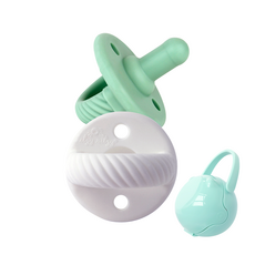 [잇지릿지] 휴대용케이스 증정-공갈젖꼭지2P, 그린화이트 세트