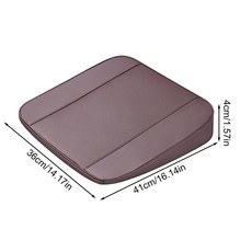 차량시트 방석 온열 냉방 쿠션 자동차 부스터 시트 높이 부스트 매트 카시트 패드 높이기, 2.Brown 4cm, 1개
