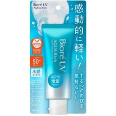 비오레 아쿠아 리치 워터리 에센스 SPF50 선크림 50ml 선블록/선크림/선로션, 70g, 6개