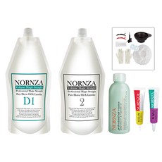 노른자 볼륨매직약 파마약 손상모 D400 1제400g 2제400g + 헤어에센스 150ml 1개 + 헤어앰플 옐로우13ml 1개 퍼플13ml 1개 + 파마도구 9종 세트, 단일상품