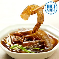 바다우체국 간장 새우장 간편반찬 밥도둑 깐새우장, 400g, 1개