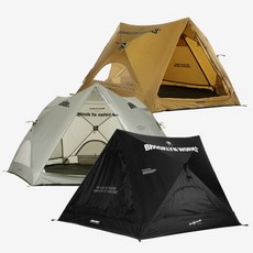 BW 브루클린웍스 게이트웨이 쉐이드 원터치 텐트 4-5인용, 블랙