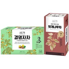 쌍계 헛개나무차 100T + 결명자차 100T, 1g, 100개입, 2개