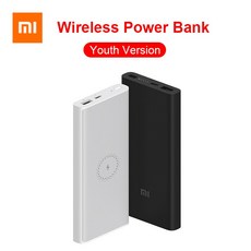 Xiaomi Mi 10000 mAh 무선 Powerbank WPB15ZM 빠른 충전 10000 mAh 전원 은행 외부 배터리 iPhone 11 Xs MAX Samsung|보조 배, 1개, WPB15ZM Black, CHINA