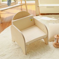 자작나무 라운드 어린이의자 키즈체어, 3.의자+쿠션_베이비민트