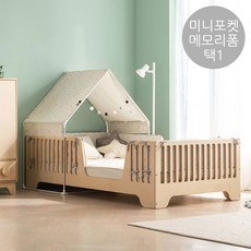 [쁘띠라뺑] 로이 자작나무 침대 슈퍼싱글+매트리스2종 택1[설치배송비포함], 상세 설명 참조