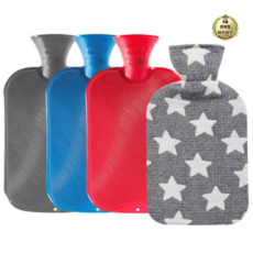  파쉬 양면빗살 핫팩 물주머니 2L 랜덤 발송 + 별면자가드커버, 2세트 