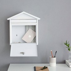 윤성커뮤니케이션 MMWZ 마켓비 우편함 화이트 인테리어 작식 우체통