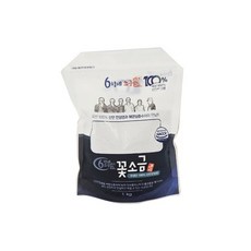 6형제소금밭 국내산 100% 신안 천일염 해양심층수 미플제거 미네랄 함유 꽃소금 1kg, 1개