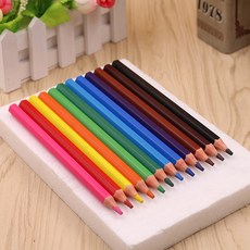 굵은나무색연필