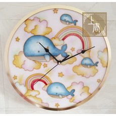 돌고래탁상시계