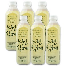 코스트코 느린 식혜 6000ml (1000ml x 6병) + 이케아 봉지클립(대) 1P 아이스박스 발송, 1L, 6개