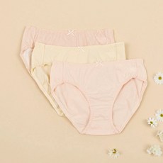 애니바디 [여성면팬티]미니 면 3매입 팬티-옐로우 ANPD21B22