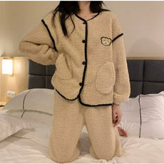 겨울양털수면양말