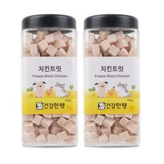 건강한펫 동결건조 치킨 160g, 2개