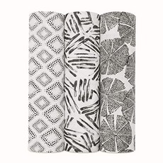 EOM aden anais Silky Soft Swaddle Blanket 100 % Bamboo Viscose Muslin Blankets - E060607KX4FGT87, 기본