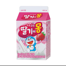 우유듬뿍딸기에몽 남양 200ML, 1개