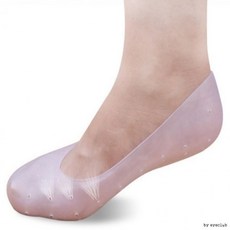 보습커버 실리콘덧신 위생양말 보습양말 각질양말 수면양말 촉촉삭스 실리콘양말 뒤꿈치갈라짐 보습덧신, 구멍덧신-살구-소