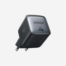 [정품] 앤커 나노2 45W PPS 초소형 초고속 충전기 C타입 PD 블랙 Anker Nano2 Charger Black, 1개