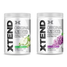싸이베이션 Scivation 엑스텐드 Xtend BCAA 30serving 사이베이션 사과맛 포도맛 복숭아맛, 1개, Apple