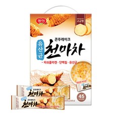 광야식품 유산균 콘푸레이크 천마차 20g x 45개 -1개, 1개, 45개입
