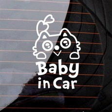아트박스/제제데코 Baby in Car_루돌캣, 영문, 1개