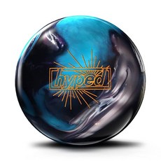 Roto Grip Bowlerstore Products 하이퍼 펄 사전 드릴 볼링공 - 블랙/블루/차콜 (5.4kg(12파운드))