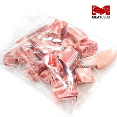 [미트클럽][냉동] 캐나다산 보리먹인 돼지 갈비 찜용 2.5kg내외 1개