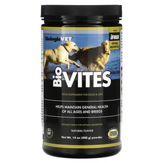 Flora BiologicVet BioVites 강아지 및 고양이용 천연 성분 400g(14oz), Flora BiologicVet BioVites ..., 1개
