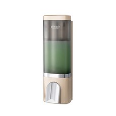 호텔 욕실 디스펜서 무타공 주방 샴푸통 고급 물비누 벽걸이 500ml, 1개, 루미스 골드