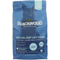 애완동물 Blackwood Special Diet Cat Food Grain Free Duck Meal Salmon Meal & Field Pea 6 Kg 1 Count : 애완 동물 용