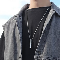 others 샤 오미 향수 목걸이 남 조 티타늄 스틸 유럽 과 미국의 심 플 한 배합 옷 힙 합 퍼 렉 스 걸 이 트 리 넷 레 드 남성 펜던트 학생 패기