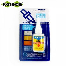 록스타 404 초강력 순간접착제 본드 20g 다용도 +kk;ft*, 1개