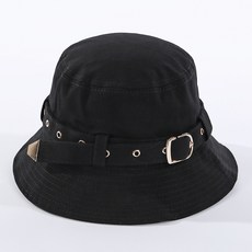 딜리제바 같은스타일 벙거지 스타일리쉬 허리띠 스터드 솔리드 무지 트렌드 봄 여름 캐쥬얼 썬캡 자