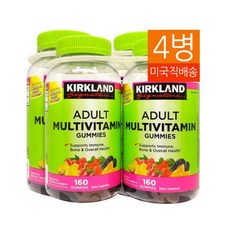 커클랜드 성인용 멀티비타민 160구미 2개 Kirkland Adult Multivitam, 1개, 4팩