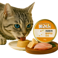 베러온 고양이 습식사료 미니캔 프리미엄 주식캔 가수분해, 30g, 12개, 황태+오리