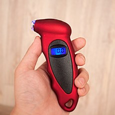 디지털 타이어 공기압 측정기 자동차 악세서리 튜닝 디지털 에어 게이지 압력 측정 차량용품, 1개