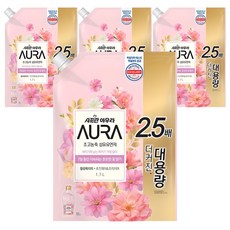 아우라 초고농축 섬유유연제 윌유메리미 리필, 4개, 1.7L 4개, 1.7L