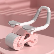  HAM AB슬라이드 복근운동 홈트레이닝 다이어트 운동기구 리바운드 논슬립 저소음 휠 매트증정 국내배송, 핑크 