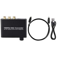 [해외직구]Socobeta 5.1 HD Digital Audio Decoder Digital Optical Coaxial Toslink Analog Converter fo, One Color_One Size, 1개, One Color_One Size