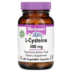 블루본넷뉴트리션 L-시스테인 500mg 베지캡슐 60정, 2개