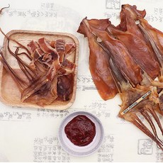 마른오징어 쫄쫄이오징어 10마리 캠핑 마른 안주 맥주안주 300g/400g/500g 300g 1개