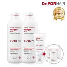 닥터포헤어 폴리젠 플러스 탈모샴푸 500ml 2개+100ml+파우치 3ea, 1세트